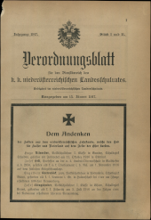 Verordnungsblatt für den Dienstbereich des niederösterreichischen Landesschulrates