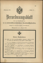 Verordnungsblatt für den Dienstbereich des niederösterreichischen Landesschulrates