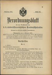 Verordnungsblatt für den Dienstbereich des niederösterreichischen Landesschulrates