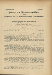 Verordnungsblatt für den Dienstbereich des niederösterreichischen Landesschulrates 19180501 Seite: 9