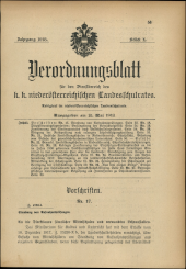 Verordnungsblatt für den Dienstbereich des niederösterreichischen Landesschulrates