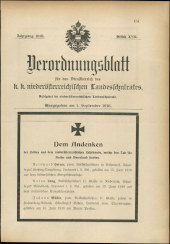 Verordnungsblatt für den Dienstbereich des niederösterreichischen Landesschulrates