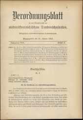 Verordnungsblatt für den Dienstbereich des niederösterreichischen Landesschulrates 19190115 Seite: 1