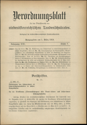 Verordnungsblatt für den Dienstbereich des niederösterreichischen Landesschulrates 19190301 Seite: 1