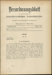 Verordnungsblatt für den Dienstbereich des niederösterreichischen Landesschulrates 19190401 Seite: 1