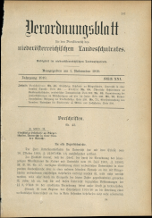 Verordnungsblatt für den Dienstbereich des niederösterreichischen Landesschulrates