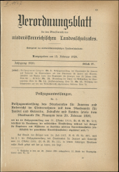 Verordnungsblatt für den Dienstbereich des niederösterreichischen Landesschulrates