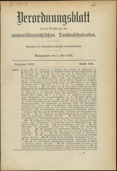 Verordnungsblatt für den Dienstbereich des niederösterreichischen Landesschulrates