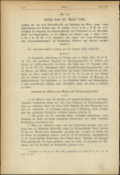 Verordnungsblatt für den Dienstbereich des niederösterreichischen Landesschulrates 19200701 Seite: 14