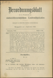 Verordnungsblatt für den Dienstbereich des niederösterreichischen Landesschulrates