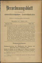 Verordnungsblatt für den Dienstbereich des niederösterreichischen Landesschulrates