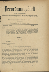 Verordnungsblatt für den Dienstbereich des niederösterreichischen Landesschulrates