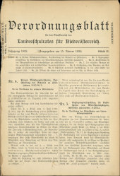 Verordnungsblatt für den Dienstbereich des niederösterreichischen Landesschulrates