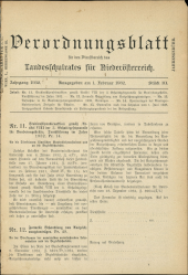 Verordnungsblatt für den Dienstbereich des niederösterreichischen Landesschulrates