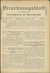 Verordnungsblatt für den Dienstbereich des niederösterreichischen Landesschulrates