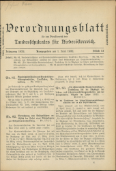 Verordnungsblatt für den Dienstbereich des niederösterreichischen Landesschulrates