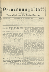 Verordnungsblatt für den Dienstbereich des niederösterreichischen Landesschulrates