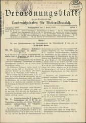 Verordnungsblatt für den Dienstbereich des niederösterreichischen Landesschulrates