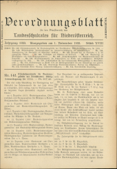 Verordnungsblatt für den Dienstbereich des niederösterreichischen Landesschulrates