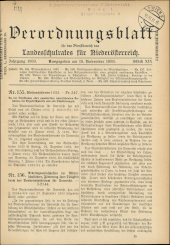 Verordnungsblatt für den Dienstbereich des niederösterreichischen Landesschulrates