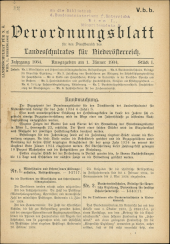 Verordnungsblatt für den Dienstbereich des niederösterreichischen Landesschulrates