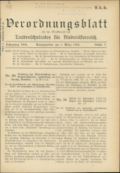 Verordnungsblatt für den Dienstbereich des niederösterreichischen Landesschulrates 19340301 Seite: 1