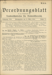 Verordnungsblatt für den Dienstbereich des niederösterreichischen Landesschulrates