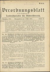 Verordnungsblatt für den Dienstbereich des niederösterreichischen Landesschulrates