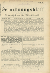 Verordnungsblatt für den Dienstbereich des niederösterreichischen Landesschulrates