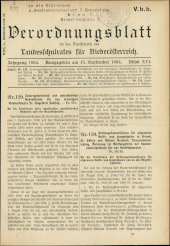 Verordnungsblatt für den Dienstbereich des niederösterreichischen Landesschulrates