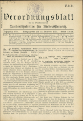 Verordnungsblatt für den Dienstbereich des niederösterreichischen Landesschulrates