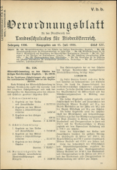 Verordnungsblatt für den Dienstbereich des niederösterreichischen Landesschulrates