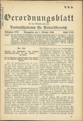 Verordnungsblatt für den Dienstbereich des niederösterreichischen Landesschulrates