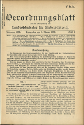 Verordnungsblatt für den Dienstbereich des niederösterreichischen Landesschulrates 19370101 Seite: 1