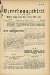 Verordnungsblatt für den Dienstbereich des niederösterreichischen Landesschulrates