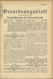 Verordnungsblatt für den Dienstbereich des niederösterreichischen Landesschulrates 19370415 Seite: 1