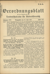 Verordnungsblatt für den Dienstbereich des niederösterreichischen Landesschulrates