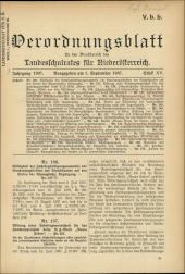 Verordnungsblatt für den Dienstbereich des niederösterreichischen Landesschulrates