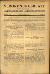 Verordnungsblatt für den Dienstbereich des niederösterreichischen Landesschulrates 19560331 Seite: 1