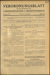 Verordnungsblatt für den Dienstbereich des niederösterreichischen Landesschulrates 19580630 Seite: 1