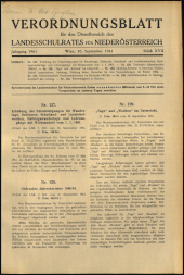 Verordnungsblatt für den Dienstbereich des niederösterreichischen Landesschulrates 19610930 Seite: 1