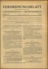 Verordnungsblatt für den Dienstbereich des niederösterreichischen Landesschulrates