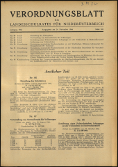 Verordnungsblatt für den Dienstbereich des niederösterreichischen Landesschulrates 19661124 Seite: 1