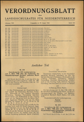 Verordnungsblatt für den Dienstbereich des niederösterreichischen Landesschulrates 19680828 Seite: 1