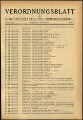 Verordnungsblatt für den Dienstbereich des niederösterreichischen Landesschulrates