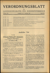 Verordnungsblatt für den Dienstbereich des niederösterreichischen Landesschulrates 19681127 Seite: 1