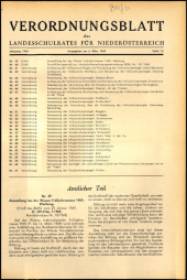 Verordnungsblatt für den Dienstbereich des niederösterreichischen Landesschulrates 19690306 Seite: 1