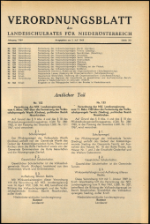 Verordnungsblatt für den Dienstbereich des niederösterreichischen Landesschulrates 19690703 Seite: 1