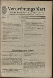 Verordnungsblatt für das Schulwesen in Steiermark 19500215 Seite: 1