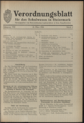 Verordnungsblatt für das Schulwesen in Steiermark 19500315 Seite: 1